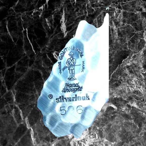 PITCHER & TRAY 509 & 596 HAND Wrought  SilverlookTrade Mark Continental  VINTAGE - Picture 5 of 6